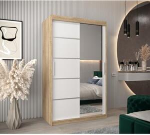 Szafa przesuwna garderoba Verona 2 120 wys. 200 cm sonoma + biaÅy