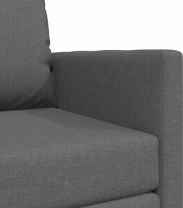 Sofa bed ciemnoszary 74 x 77 x 81 cm tkanina