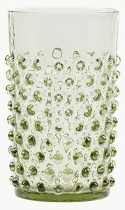 Komplet szklanek ze szkła dmuchanego Opaline Hobnail, 6 elem