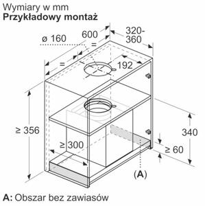 Okap SIEMENS LJ65BCC60 Czarny matowy/czyste szkÅo 65dB klasa B