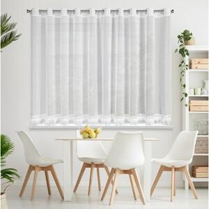 Firana gotowa EUROFIRANY Kiara 350 x 150 cm BiaÅy