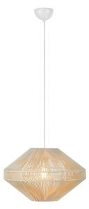 Lampa wisząca w naturalnym kolorze z tekstylnym kloszem ø 50 cm Razzo – Markslöjd