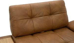 Sofa skórzana z barkiem telewizyjnym FALCONE