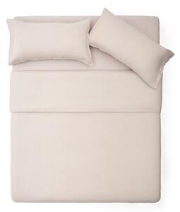 Szarobeżowa pościel dwuosobowa z mieszanki lnu 240x220 cm Simmel – Kave Home