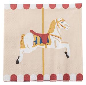 Papierowe serwetki zestaw 20 szt. 33x33 cm Merry-go-round – Bloomingville