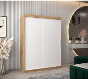Szafa przesuwna garderoba Tokyo 150 wys. 200 cm artisan + biaÅy