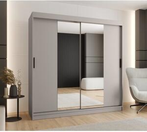 Szafa przesuwna z lustrem garderoba Rubino T1 200 wys. 200 cm kaszmir