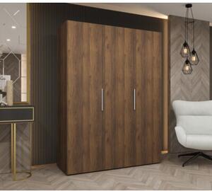 Szafa uchylna otwierana Marbella 1 150 wys. 202 cm orzech warmia + u. kaszmir