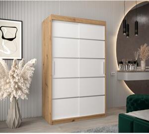 Szafa przesuwna garderoba Verona 1 120 wys. 200 cm artisan + biaÅy