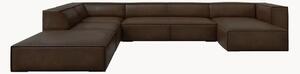 Panoramiczna sofa narożna ze skóry Madame (6-osobowa)