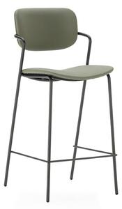 Hokery w kolorze khaki zestaw 2 szt. (wysokość siedziska 68 cm) Maika – Marckeric