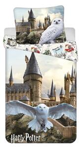 Bawełniana pościel dziecięca jednoosobowa 140x200 cm Harry Potter "Hedwig" – Jerry Fabrics