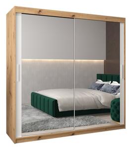 Szafa przesuwna garderoba Tokyo 3 200 wys. 200 cm artisan + biaÅy
