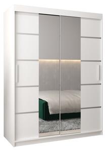 Szafa przesuwna garderoba Verona 4 150 wys. 200 cm biaÅy + biaÅy