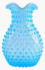 Wazon ze szkła dmuchanego Opaline Hobnail, W 21 cm