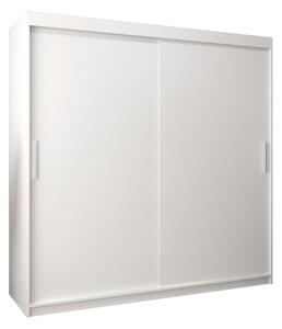 Szafa przesuwna garderoba Tokyo 200 wys. 200 cm biaÅy + biaÅy