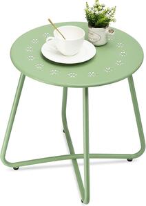 Stolik pomocny zewnętrzny 40 cm, okrągły, stal, do ogrodu