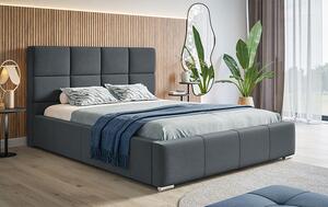 Dwuosobowe łóżko z pojemnikiem 180x200 Campino 3X - 36 kolorów