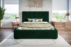 Tapicerowane łóżko z pojemnikiem 180x200 Rayon 3X - 36 kolorów