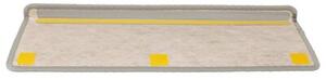 Samoprzylepne nakÅadki na schody, 15 szt., 65x21x4 cm, srebrne