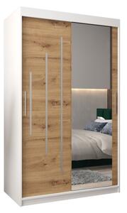 Szafa przesuwna garderoba York 2 120 wys. 200 cm biaÅy + artisan