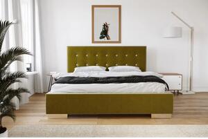Łóżko tapicerowane 80209 M&K foam Koło 90x200