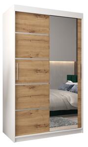 Szafa przesuwna garderoba Verona 2 120 wys. 200 cm biaÅy + artisan