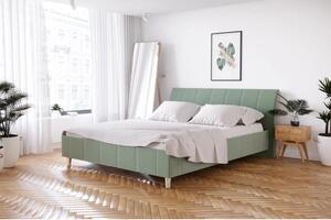 Łóżko tapicerowane 80263 M&K foam Koło 90x200