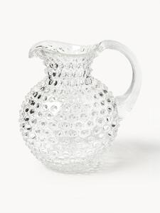 Dzbanek ze szkła dmuchanego Hobnail, 2 l