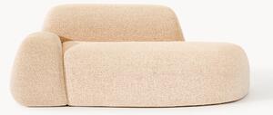 Sofa Bouclé z szezlongiem Wolke (2-osobowa)