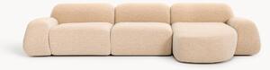 Narożna sofa modułowa Bouclé Wolke (4-osobowa)