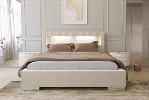 Łóżko tapicerowane 81275 M&K foam Koło 160x200