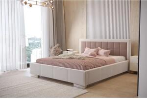 Łóżko tapicerowane 81270 M&K foam Koło 160x200
