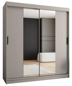 Szafa przesuwna z lustrem garderoba Rubino T1 180 wys. 200 cm kaszmir