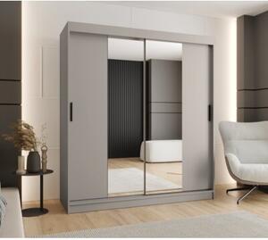 Szafa przesuwna z lustrem garderoba Rubino T1 180 wys. 200 cm kaszmir