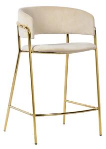 MebleMWM Krzesło barowe DELTA 65 beżowe