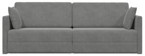 Sofa podÅogowa z funkcjÄ spania ciemnoszary 213 x 70 x 77 cm
