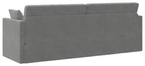 Sofa podÅogowa z funkcjÄ spania ciemnoszary 213 x 70 x 77 cm
