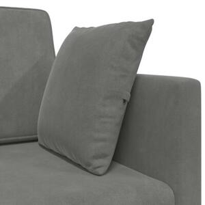Sofa podÅogowa z funkcjÄ spania ciemnoszary 213 x 70 x 77 cm
