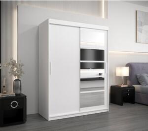 Szafa przesuwna garderoba Roma 1 150 wys. 200 cm biaÅy + biaÅy