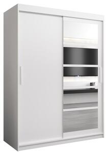 Szafa przesuwna garderoba Roma 1 150 wys. 200 cm biaÅy + biaÅy