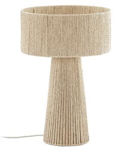 Lampa Stołowa Lindby, Anuva, beżowy, salon, papier | karton, dworkowy | rustykalny