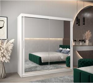 Szafa przesuwna garderoba Tokyo 3 200 wys. 200 cm biaÅy + biaÅy