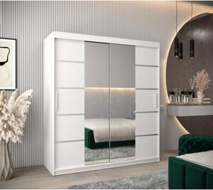 Szafa przesuwna garderoba Verona 4 180 wys. 200 cm biaÅy + biaÅy