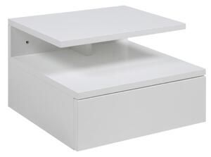 Szafka nocna wisząca Ashlan, biały (05875)