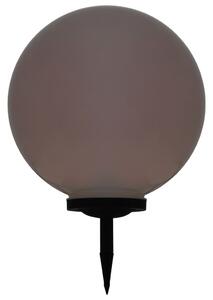 Lampy solarne do ogrodu, 2 szt., LED, kuliste, 50 cm, RGB