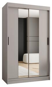 Szafa przesuwna z lustrem garderoba Rubino T1 120 wys. 200 cm kaszmir