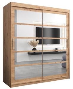 Szafa przesuwna garderoba Roma 2 180 wys. 200 cm artisan + artisan
