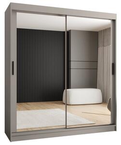 Szafa przesuwna z lustrem garderoba Rubino T3 180 wys. 200 cm kaszmir