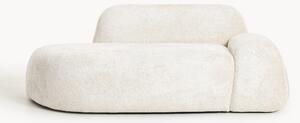 Sofa Teddy-Bouclé z szezlongiem Wolke (2-osobowa)